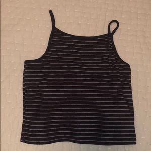 Navy, Red, and White Striped Charlotte Russe Tank